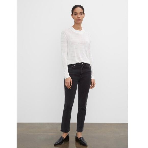 Club Monaco High-Rise Skinny Jeans Washed Black Women’s Size 28 - Picture 1 of 7